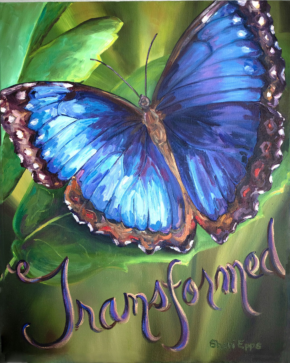 Peacock & Butterflies — Symbols of Royalty and Transformation