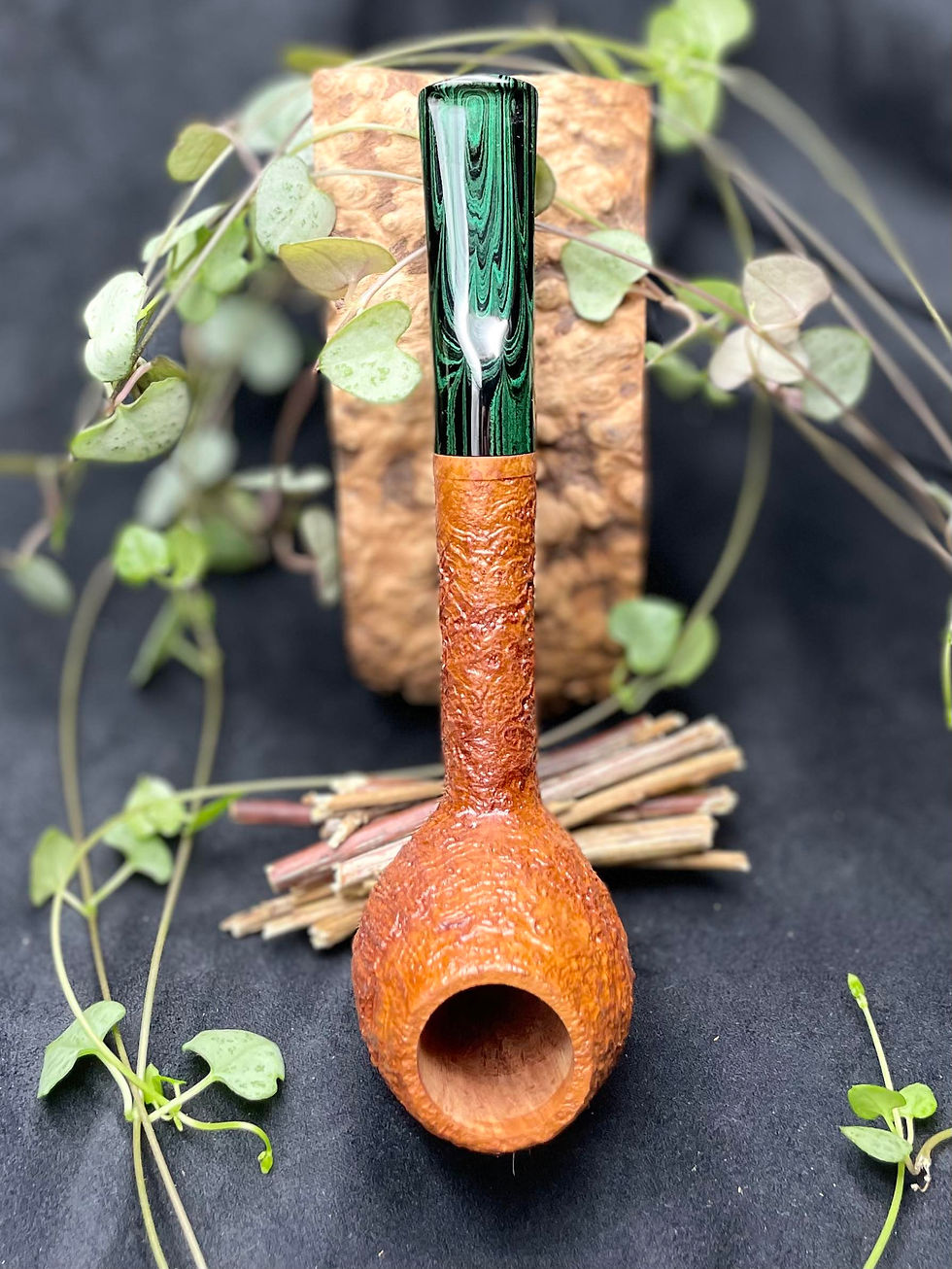 Thumbnail: Pipe Brandy natural oil  sandblasted