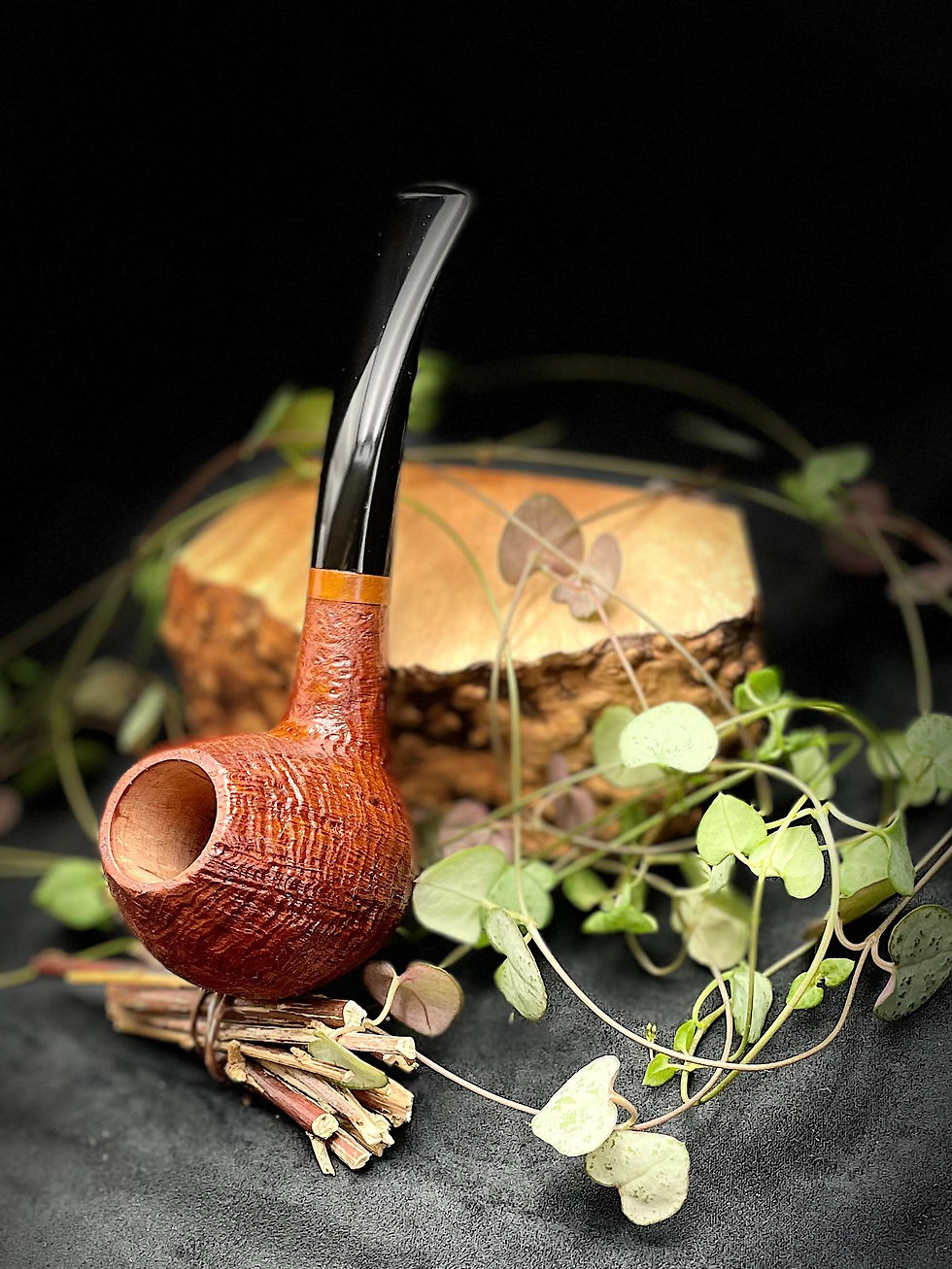 Miniature : Pipe Bent EGG Sandblasted