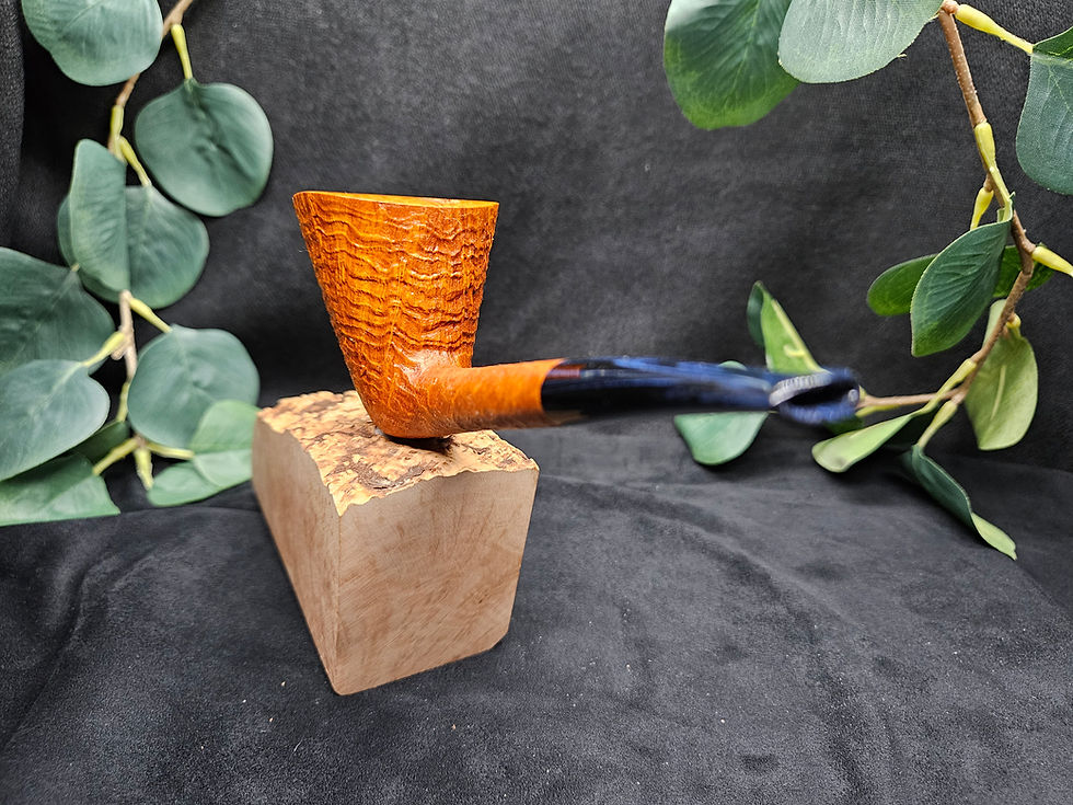 Thumbnail: Pipe Dublin sablée cumberland bleu