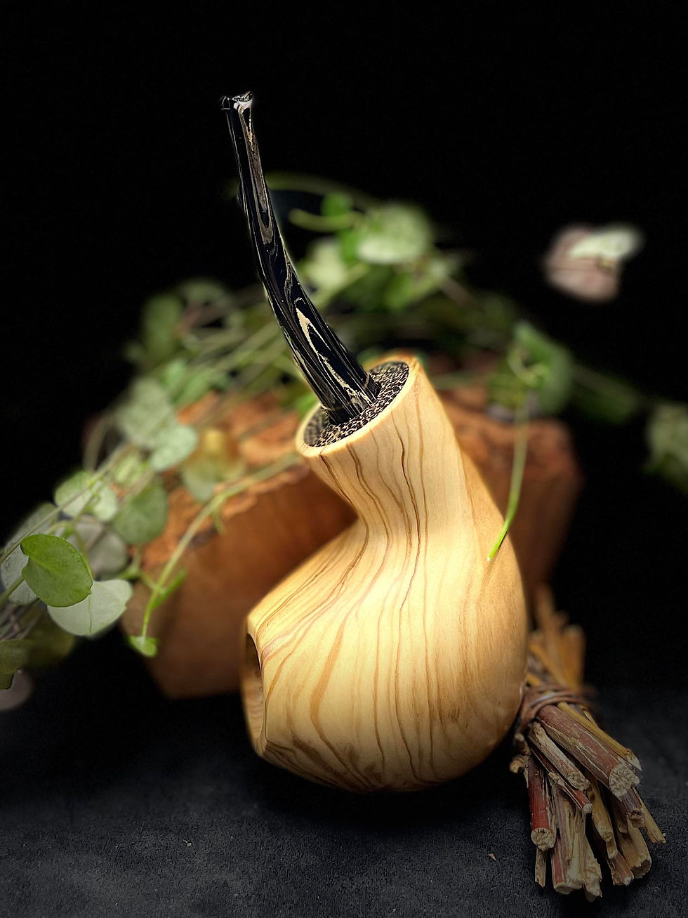 Pipe Chubby Brandy Olivier et Palmier noir