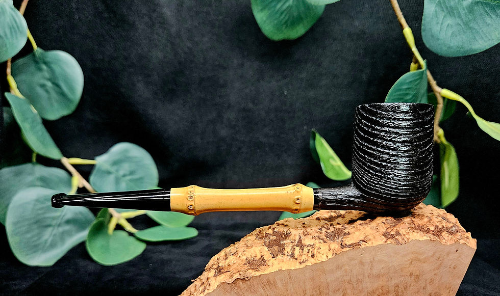 Thumbnail: Pipe Billiard morta/bamboo "fine"