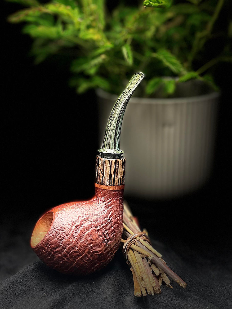 Pipe Chubby Egg sandblasted