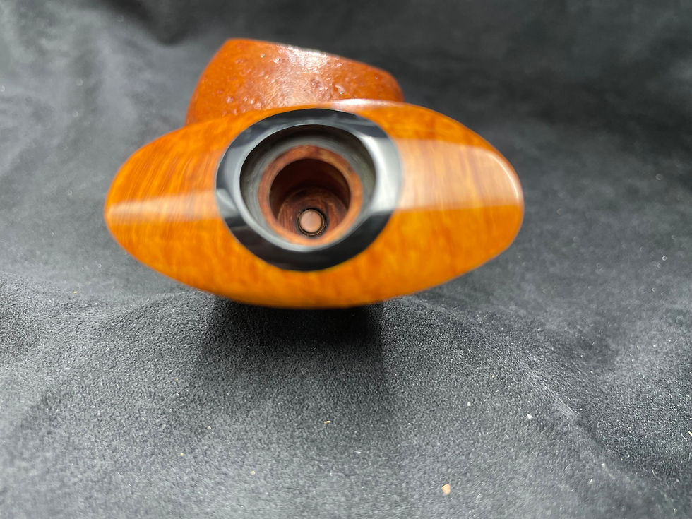 Miniature : Pipe  Egg Freeform sandblasted