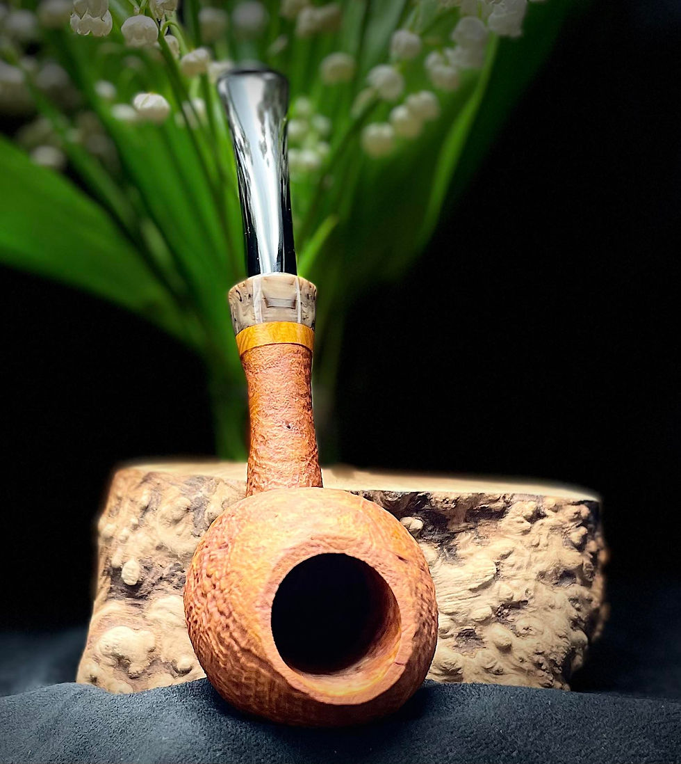 Miniature : Pipe Cutty Egg Sandblasted