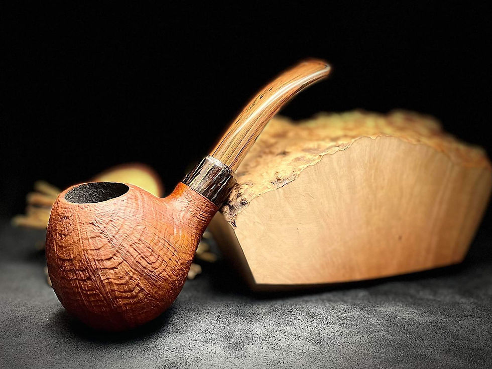 Pipe Crushed Egg Sandblasted