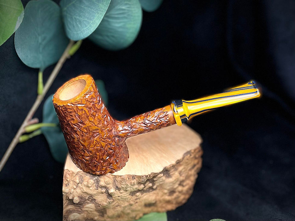 Miniature : Pipe Sitter Poker " Volcano Chimney"
