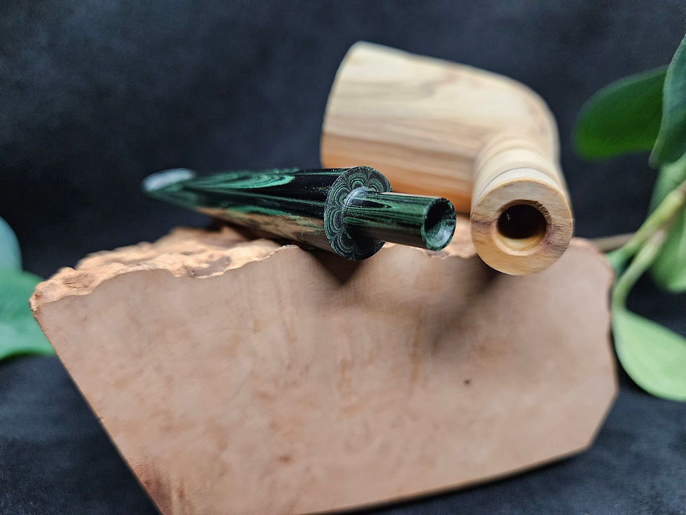 Thumbnail: Pipe Maigret Olivenwood "The Wave"
