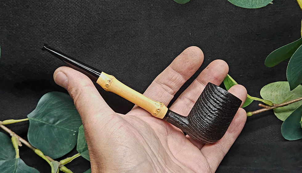 Thumbnail: Pipe Billiard morta/bamboo "fine"