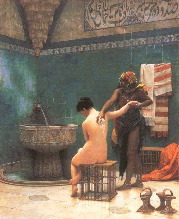 orientalist arts the bath Jean-Leon Gero