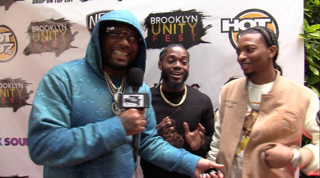 Maino being interviewed by Dtay Blackie