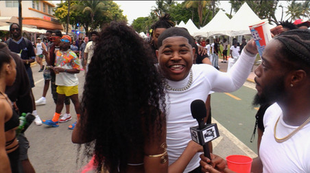 D Sturdy being interviewed by Dtay Blackie