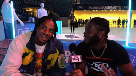 Champ Medici being interviewed by Dtay Blackie