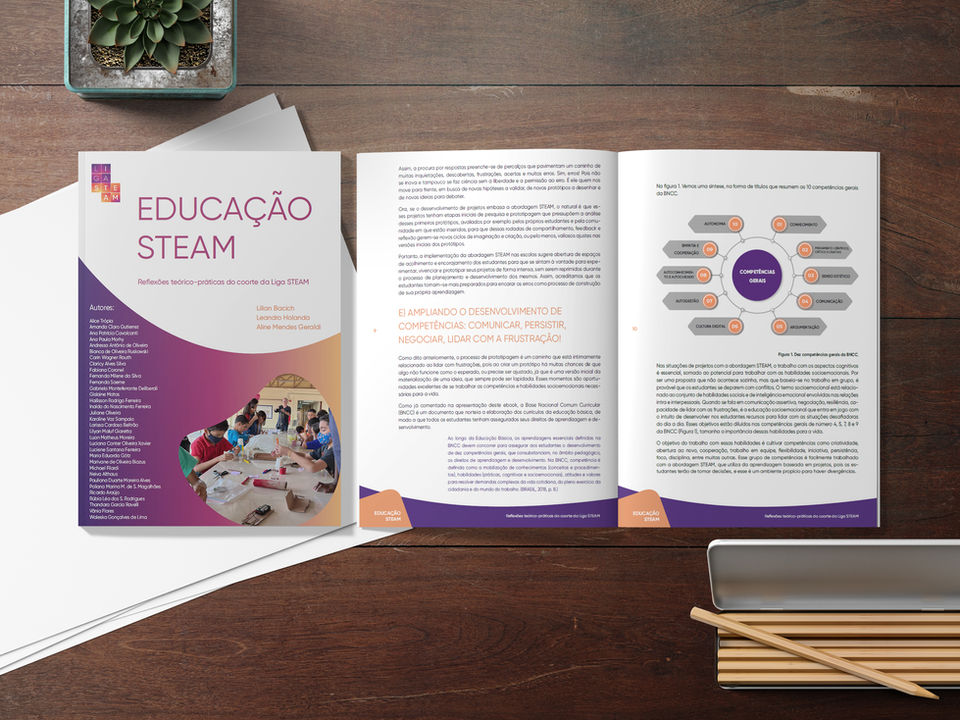 E-book Coorte Liga STEAM | Diagramação
