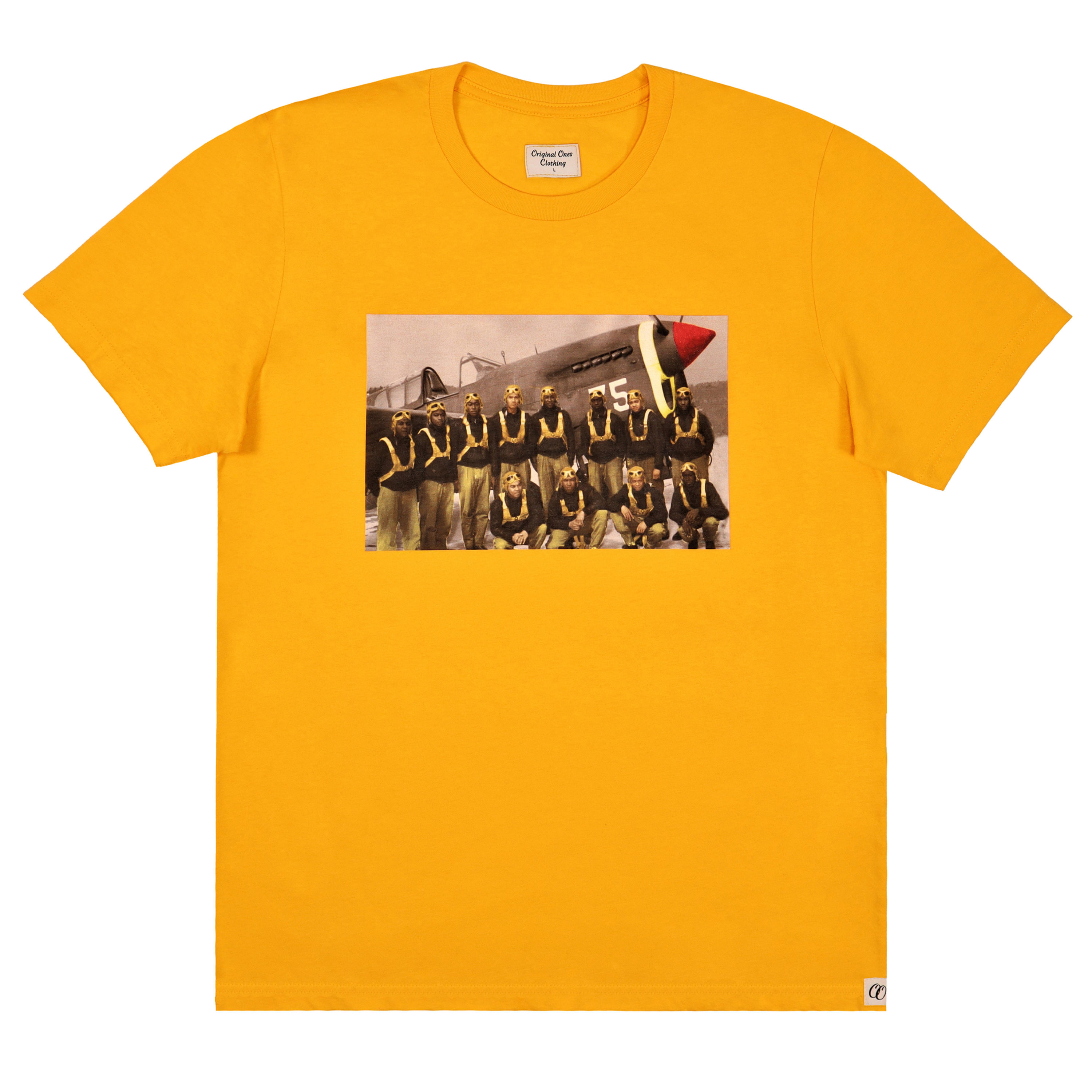 Cotton T-shirt with Tuskegee Airmen print