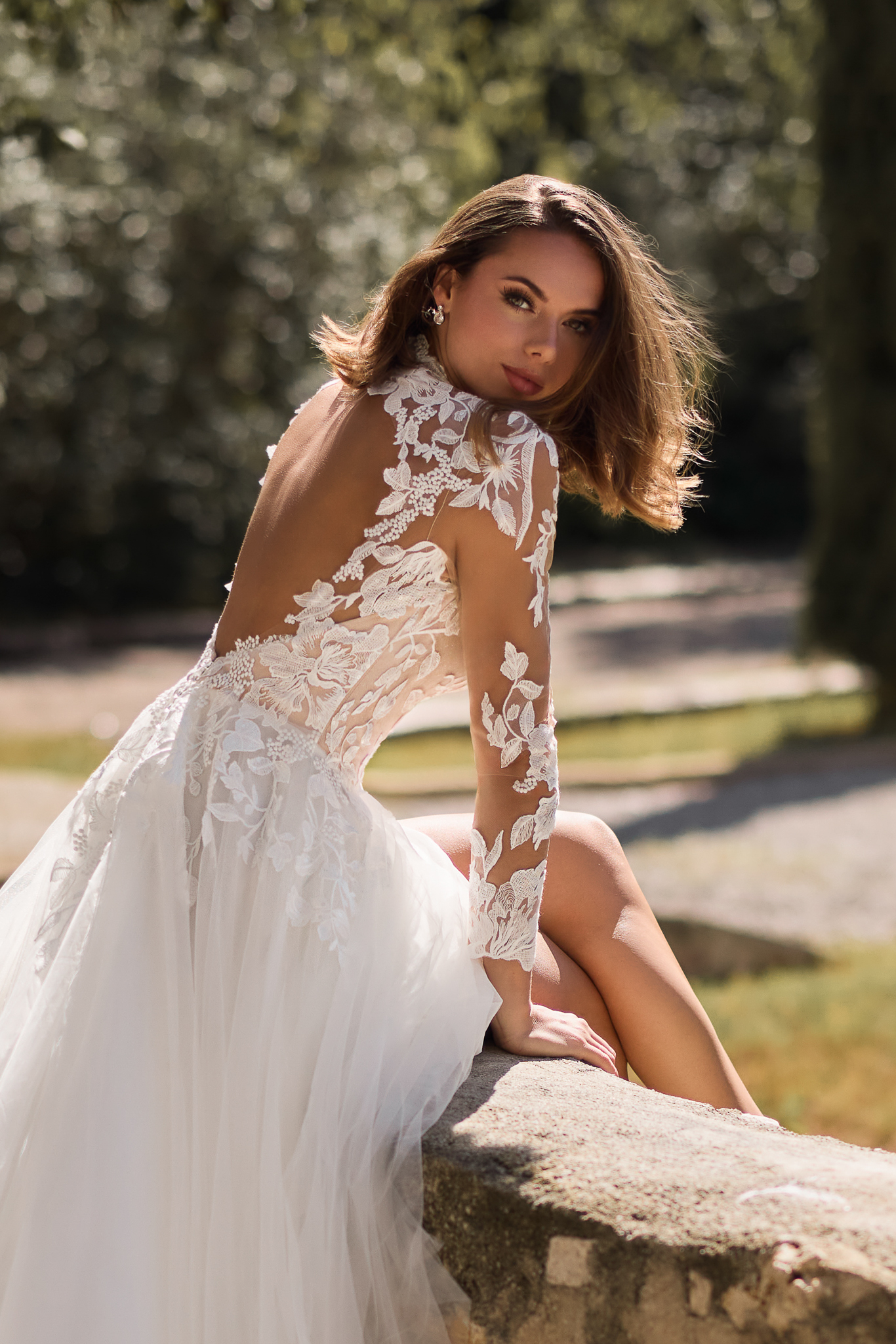 Détails d’une robe de mariée — Les Mariées de Laeti