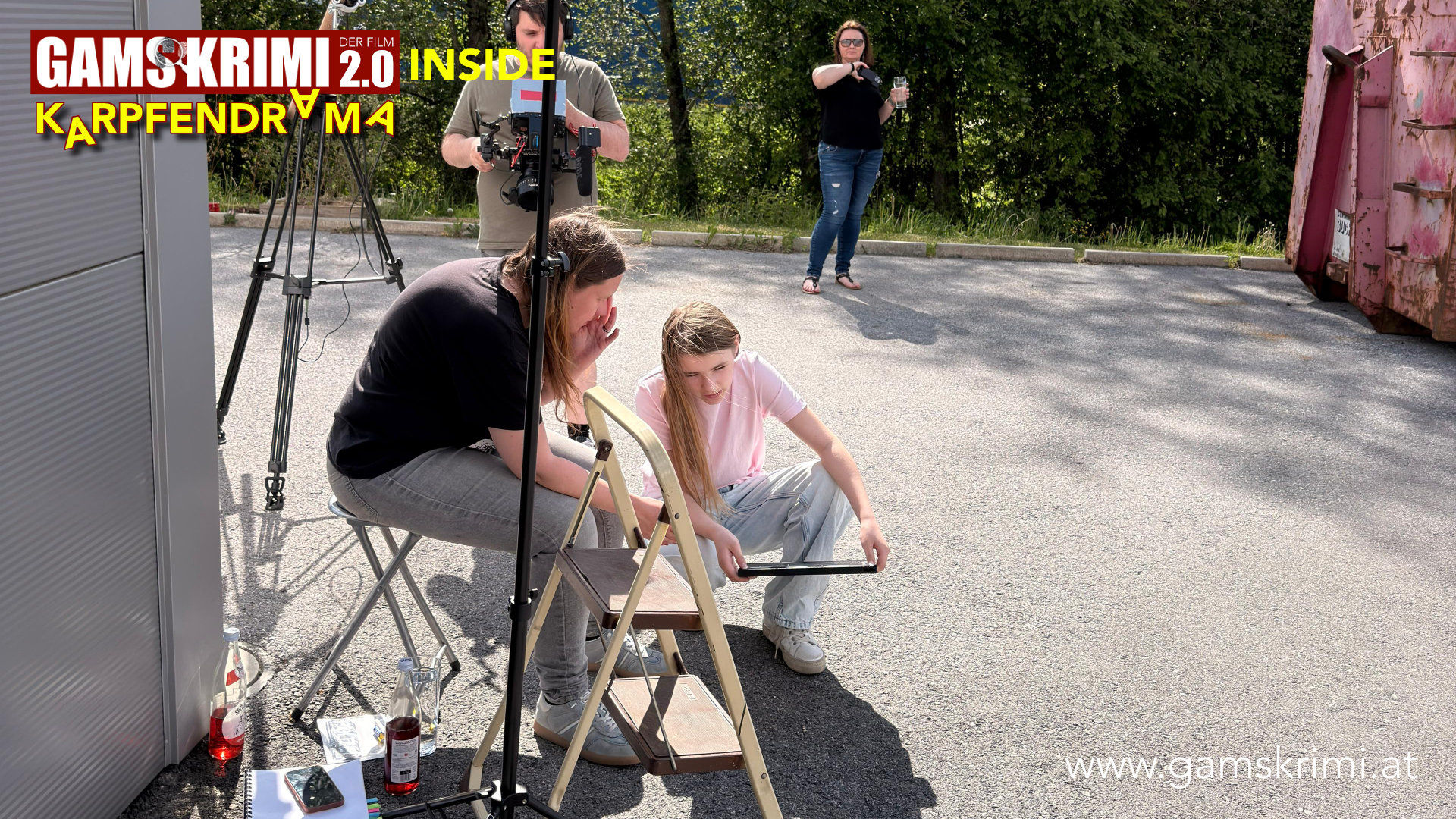 Karpfendrama GAMSKRIMI - 2. Film - erster Drehtag bei Torprofi Heise - slideshow 2 - 5