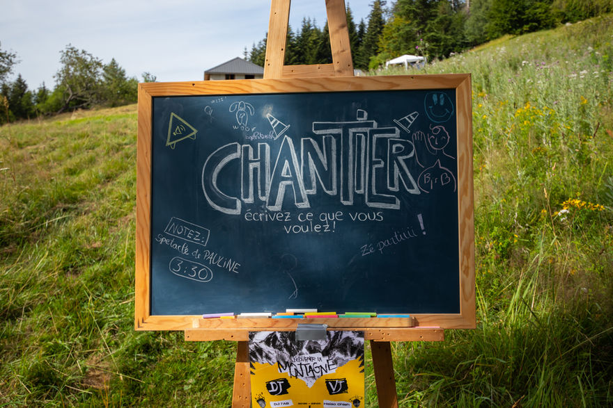 tableau décoratif 'le chantier'
