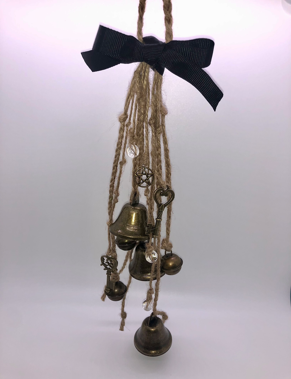 GETTING FULL WitchCrafting with Stacey - Making Witch’s Protection Bells $25 cash/cash app/Apple Cash only