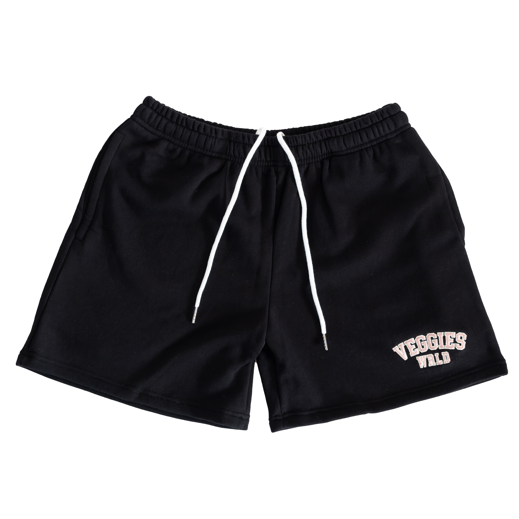COLLEGIATE SWEAT SHORTS (BLK)