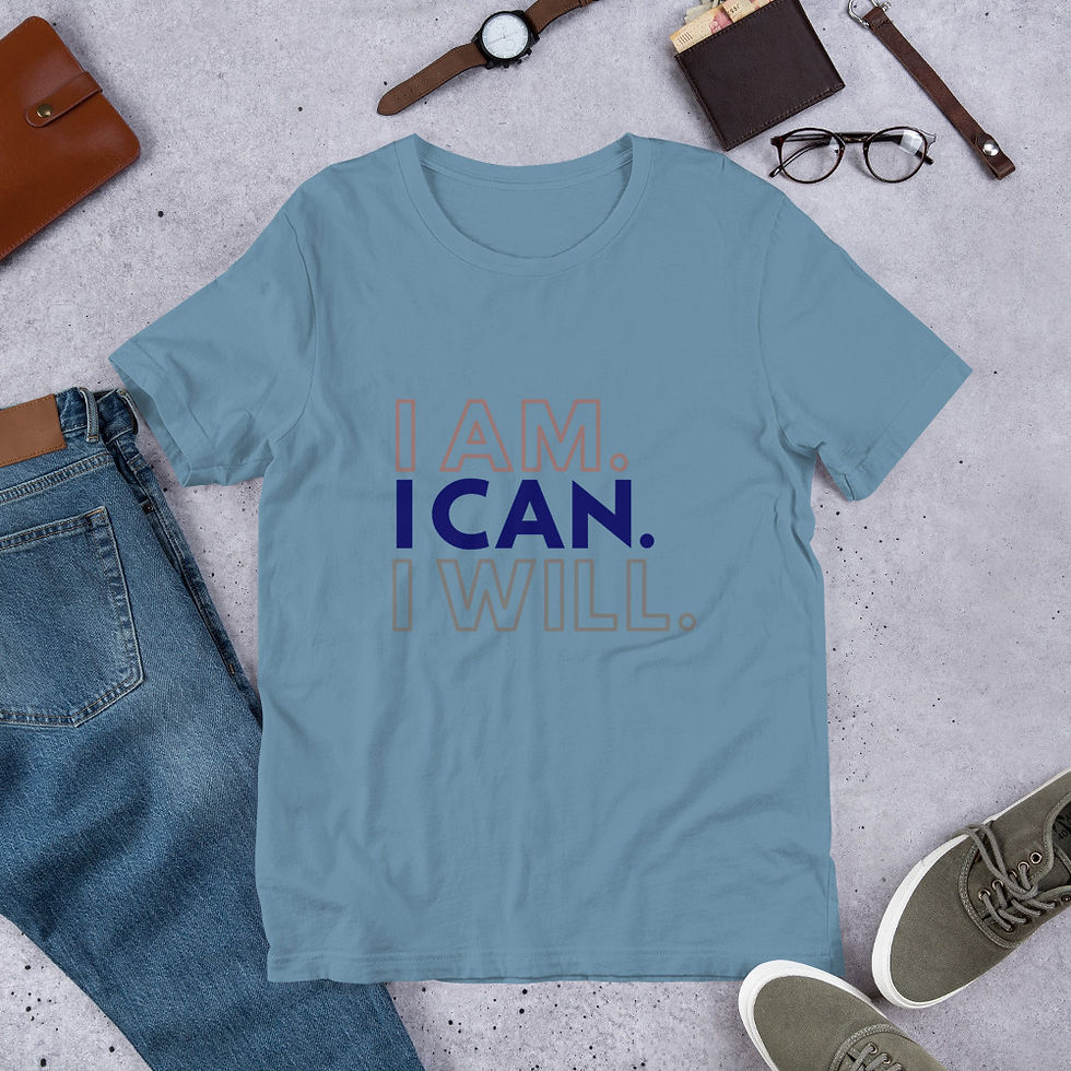 Thumbnail: Iam. I can. I wil. Short-Sleeve Unisex T-Shirt