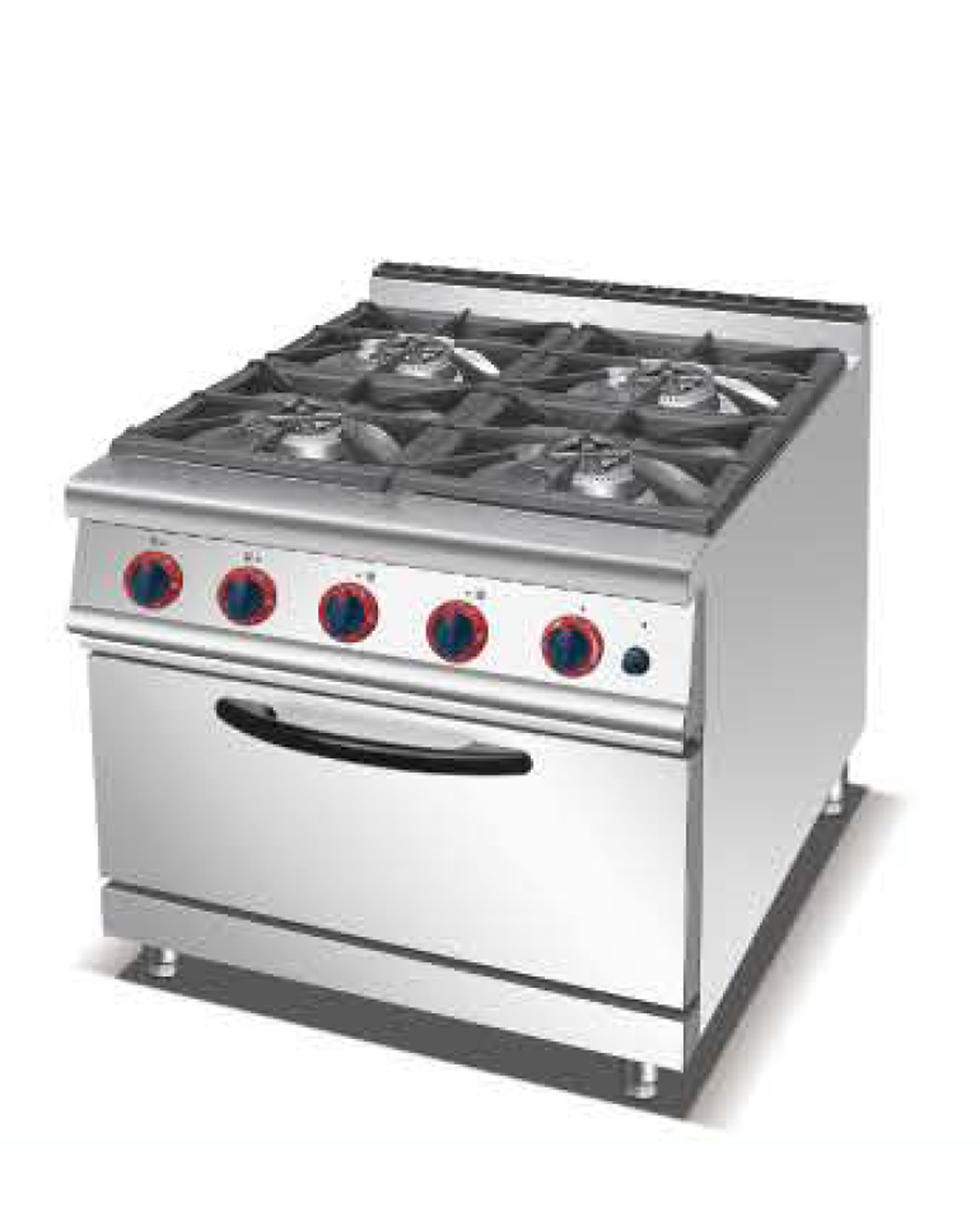 Cocina a gas con horno mixto