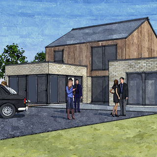 Architectural visualisation for new residential project in West Harling.