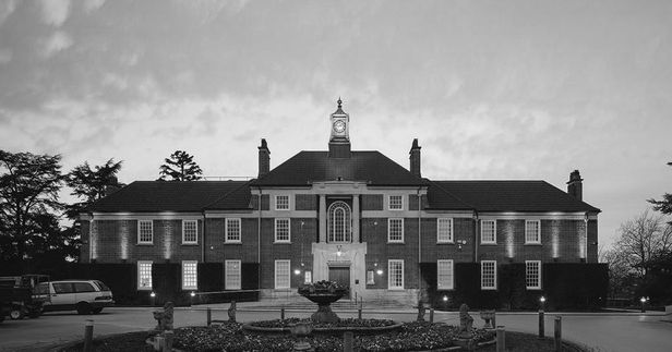 Bethlem hospital by night.