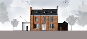 Final elevation the Cornerhouse.