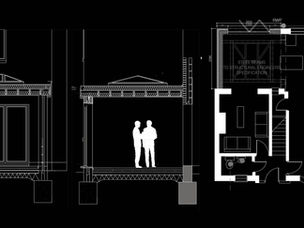 Approved sectional detail for a building regulations full plans application for a new extension in Copthorne, Shrewsbury.
