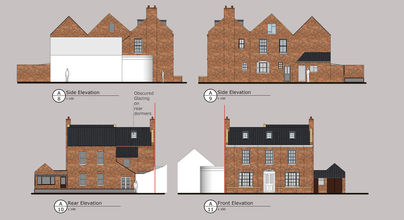Application Elevations ofThe Cornerhouse Norfolk