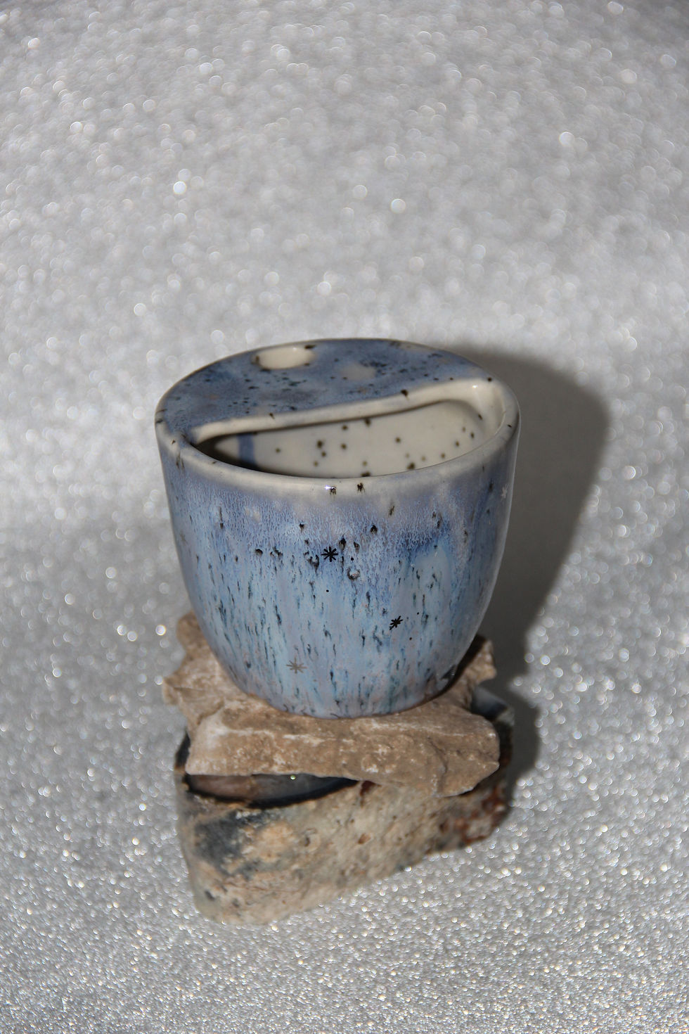 Thumbnail: 10 oz Speckle Silver Star Sip Cup