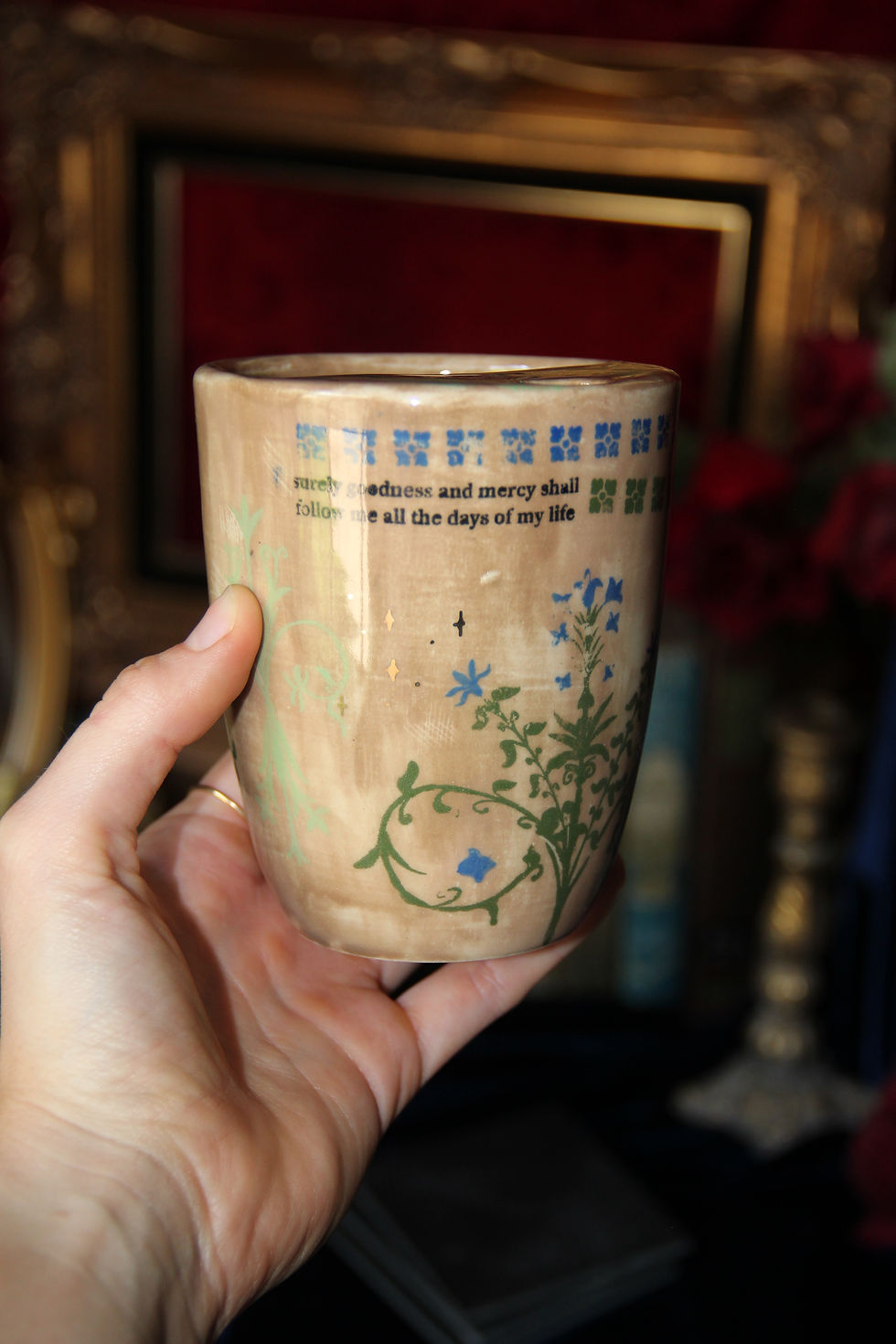 Thumbnail: Castle Sip Cup | No.14 | With Verse + Gold Sparkles