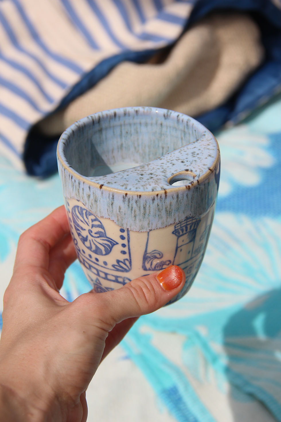 Thumbnail: 10oz Beach Tile Sip Cup