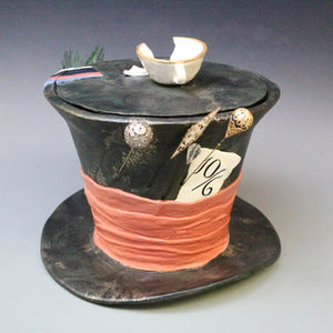 Mad Hatter Hat Cookie Jar