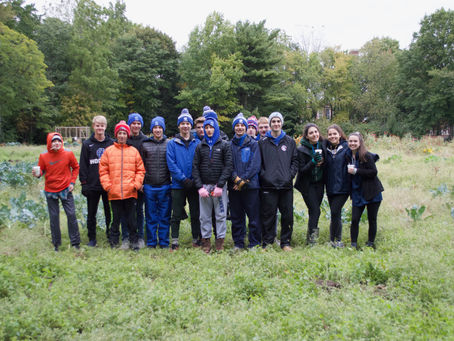 Gilmour Hockey has service day at Ben Franklin
