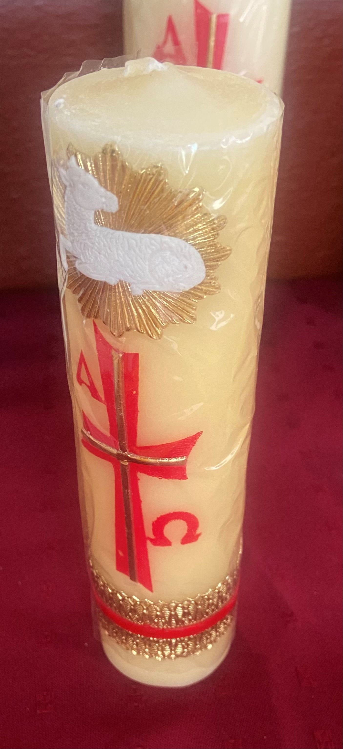 Cirio pascual devocional mediano