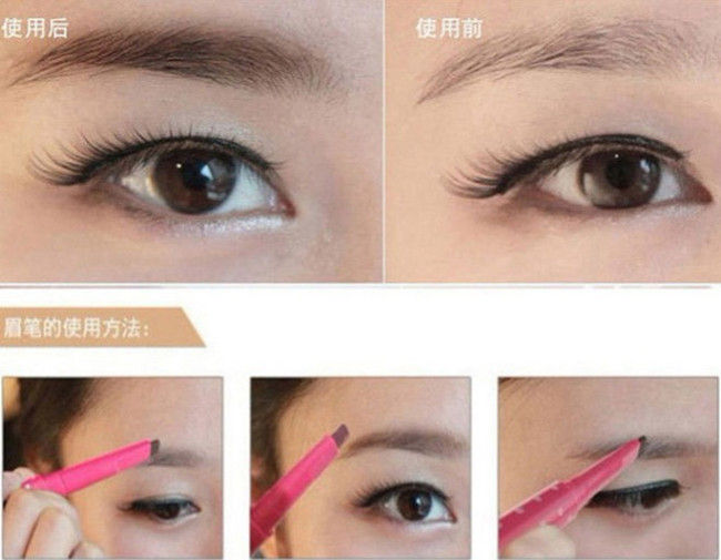 Thumbnail: Dark Coffee Eyebrow Pencil Pensil Alis Mata Coklat Tua- TCB2033DC