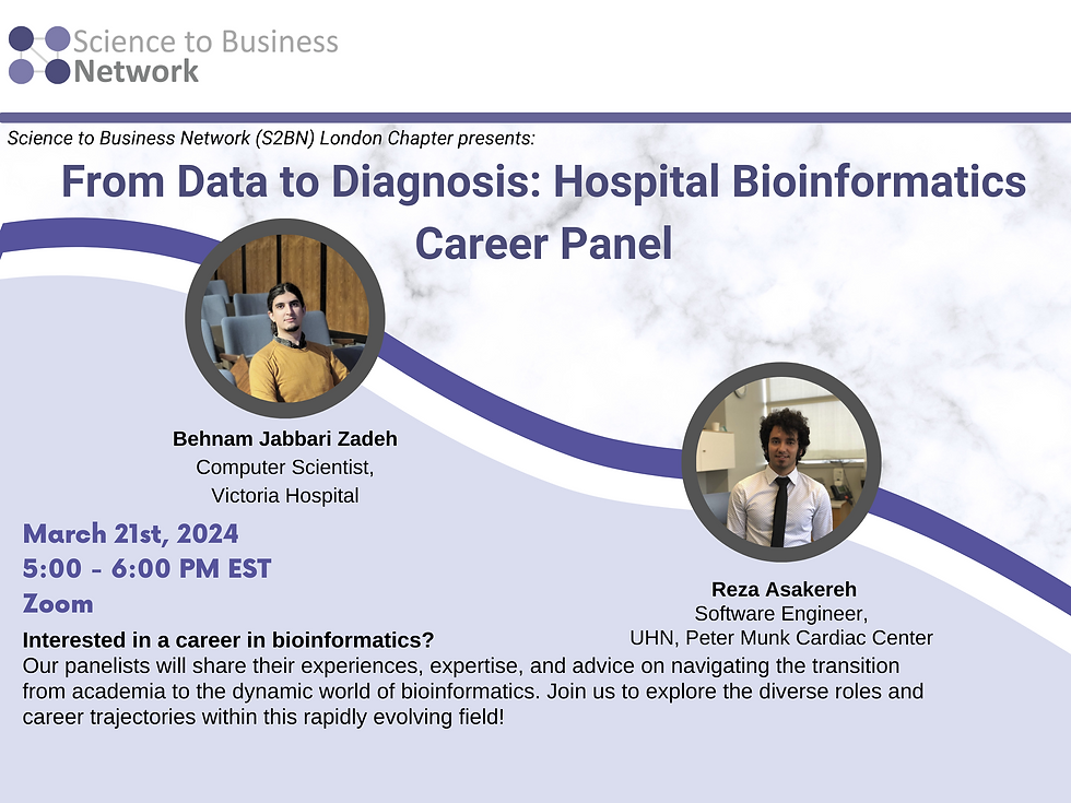[London Chapter] Bioinformatics event 