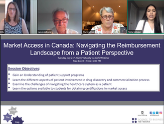 S2BN Waterloo: Market Access in Canada: Navigating the Reimbursement Landscape From a Patient Perspe