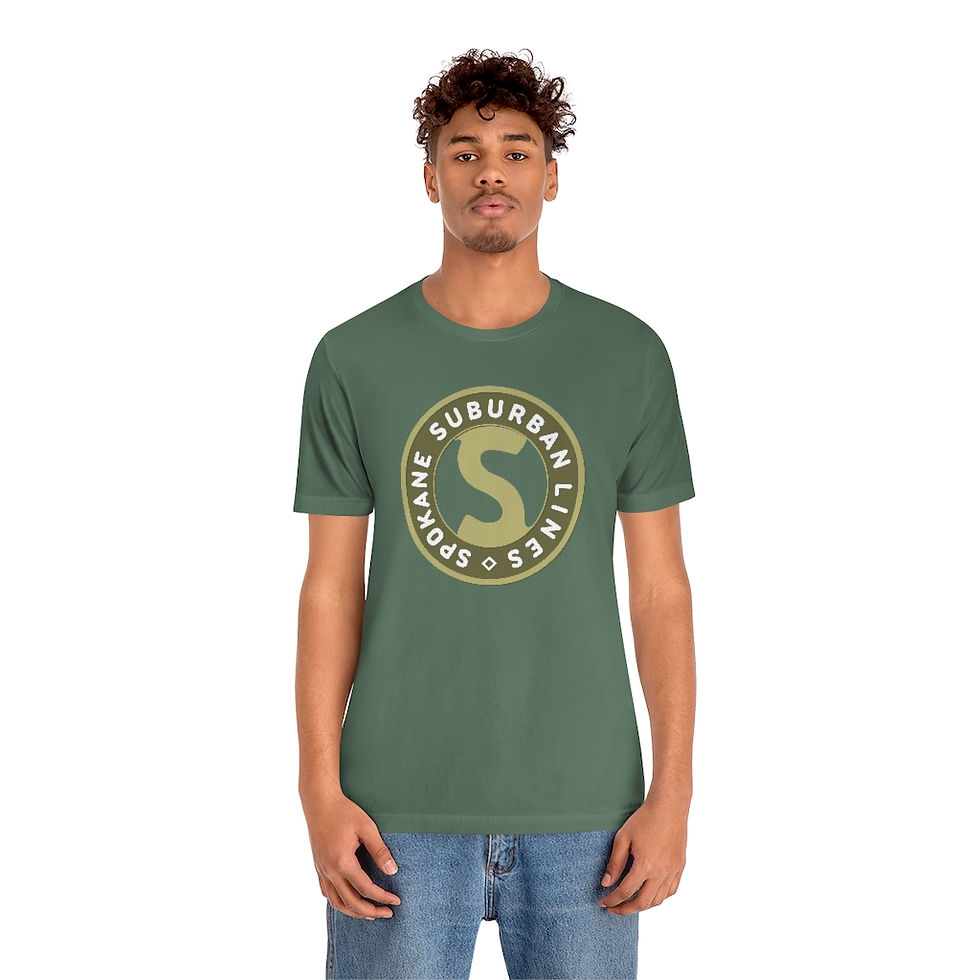 Thumbnail: Spokane Suburban Lines Herald - Cotton Jersey Tee