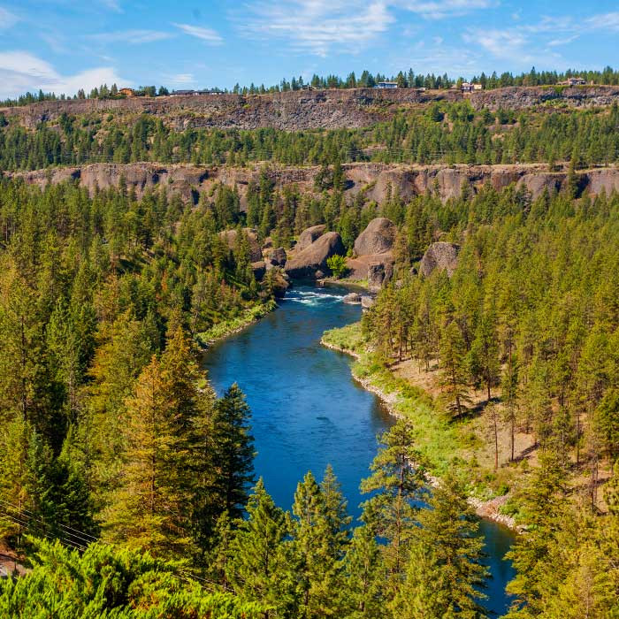 Fairmount Overlooking Spokane River