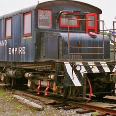 This 45 ton, 500 volt DC electric locomotive was built in 1901. It originally was used by the Great Falls Smelter Railway, then by the Boston & Montana Consolidated Copper & Silver Mining Co. The locomotive was repainted black from its original paint.