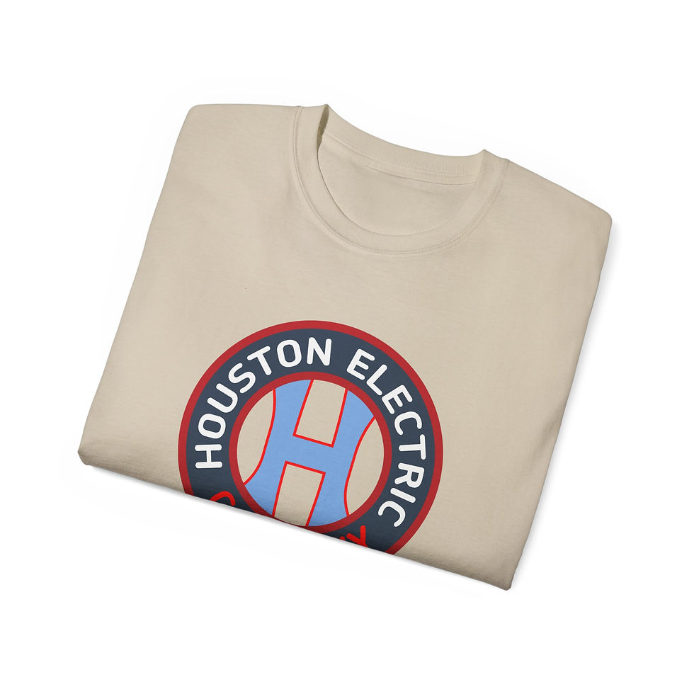 Thumbnail: Houston Electric Railway (Color version) Unisex Ultra Cotton Tee