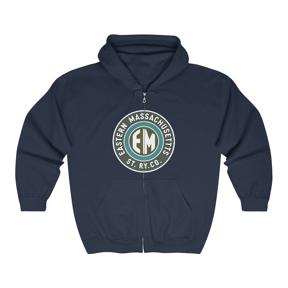 Thumbnail: EMSRC, Front only, Color Logo - Unisex Blend Full Zip Hood Sweatshirt