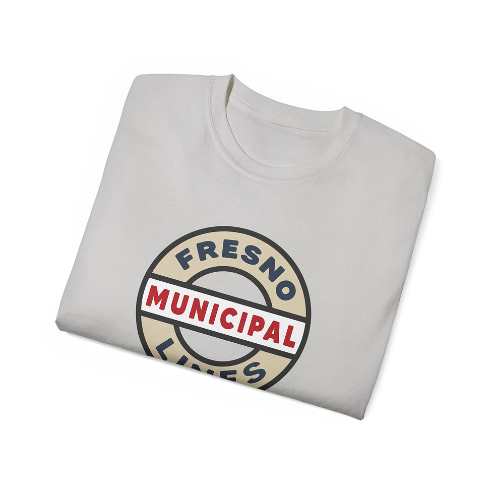 Thumbnail: Fresno Municipal Lines (Color version) Unisex Ultra Cotton Tee