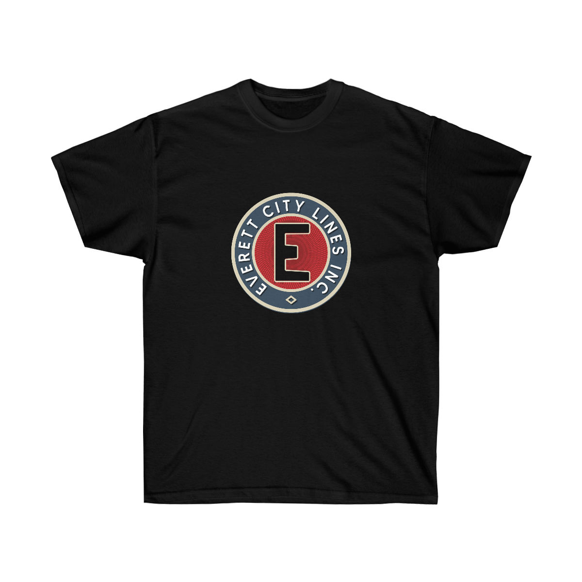 Everett City Lines (Color version) Unisex Ultra Cotton Tee