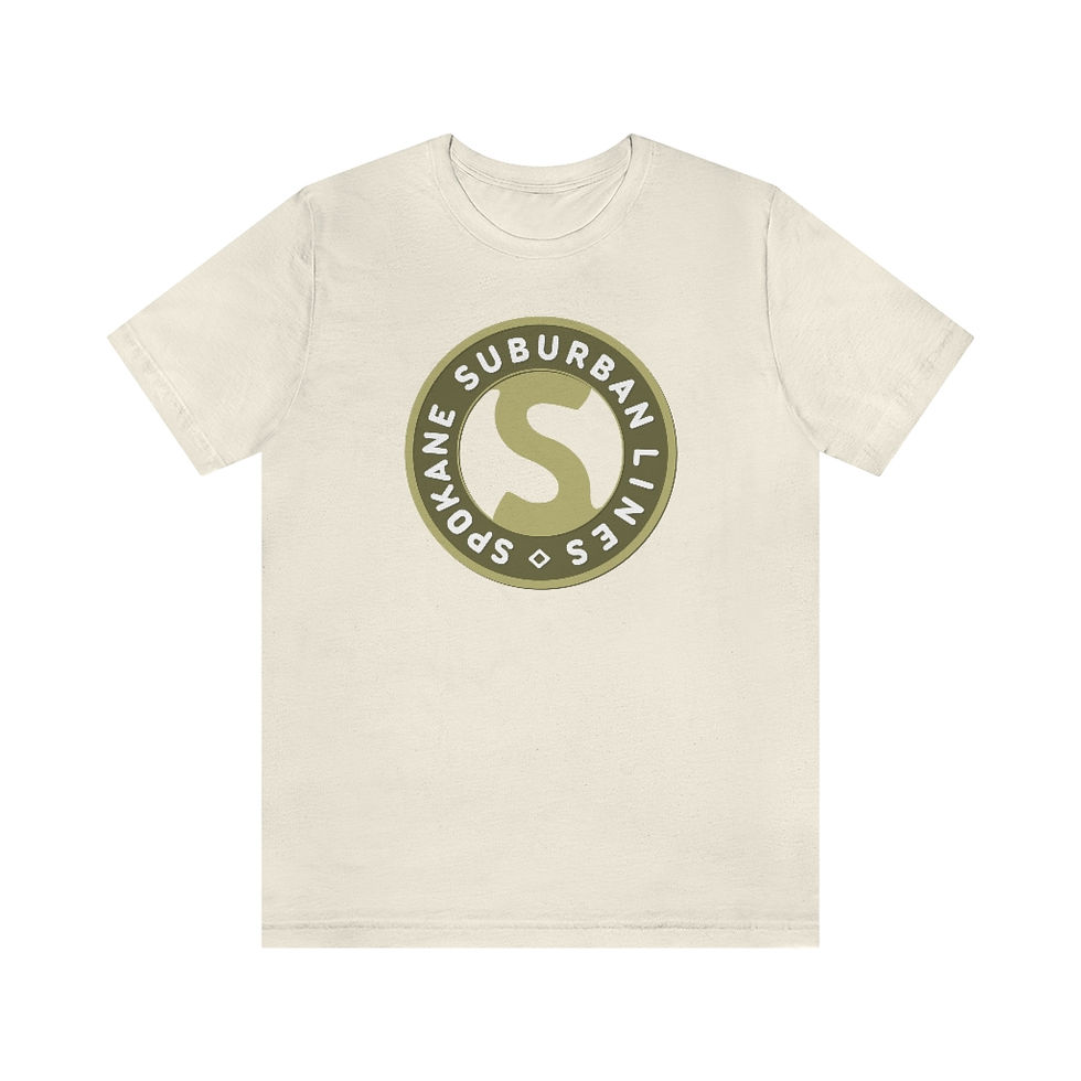 Thumbnail: Spokane Suburban Lines Herald - Cotton Jersey Tee