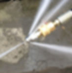 high-pressure hydro jetting dissolves blockages