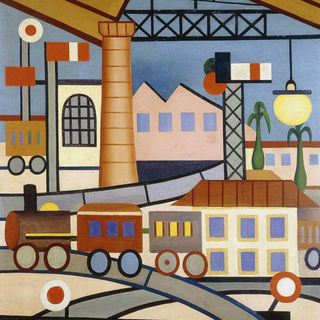 Tarsila do Amaral. A Gare. 1925.